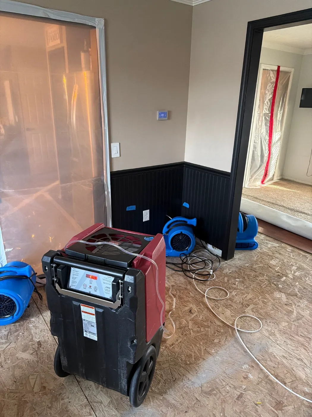 Drying setup with extraction equipment in Johnson County, IN